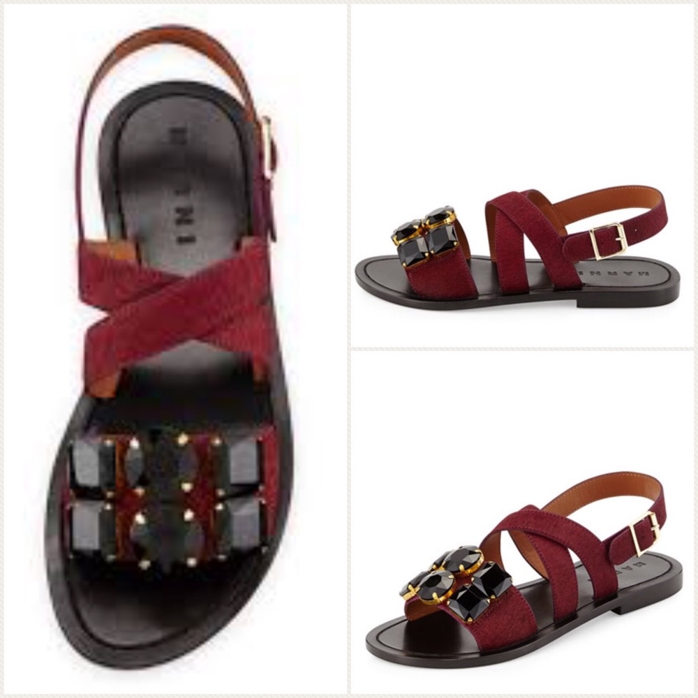 Marni Jewels slingback sandals